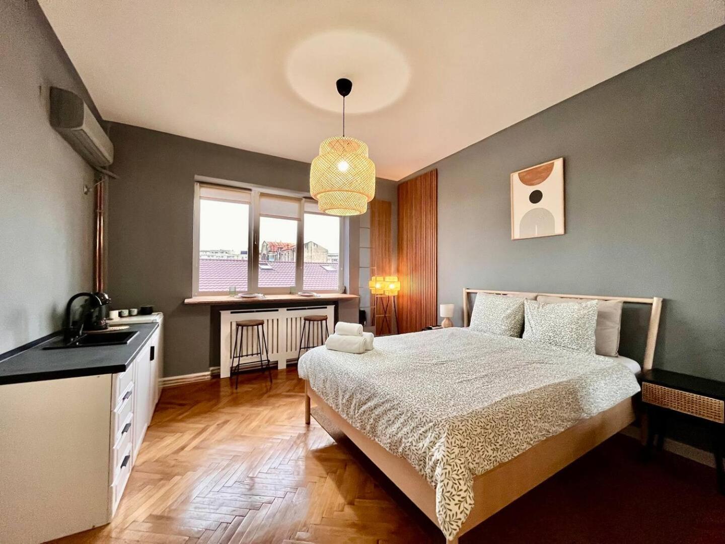 Woodie Studio With Premium Comfort By Piata Unirii Bukurešť Exteriér fotografie